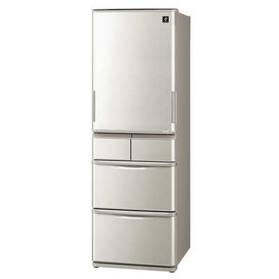 シャープ SHARP 冷蔵庫 5ドア どっちもドア(両開き) 412L SJ-X415H-S