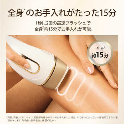 ブラウン BRAUN 家庭用脱毛器 光美容器「シルクエキスパートPro5」(IPL