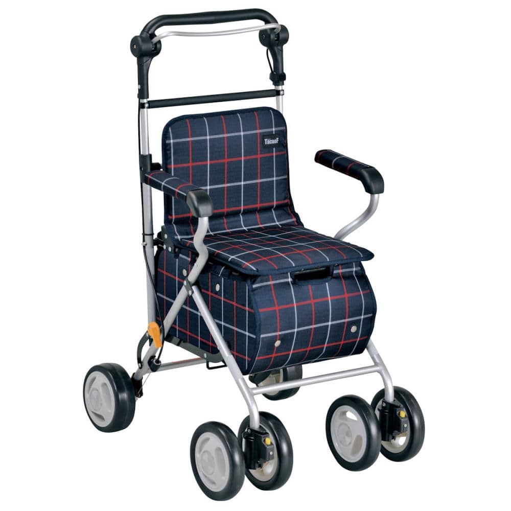 長期保管品 幸和 Tacaf シルバーカー OD-27 ネイビー コメリ ◇ 幸和