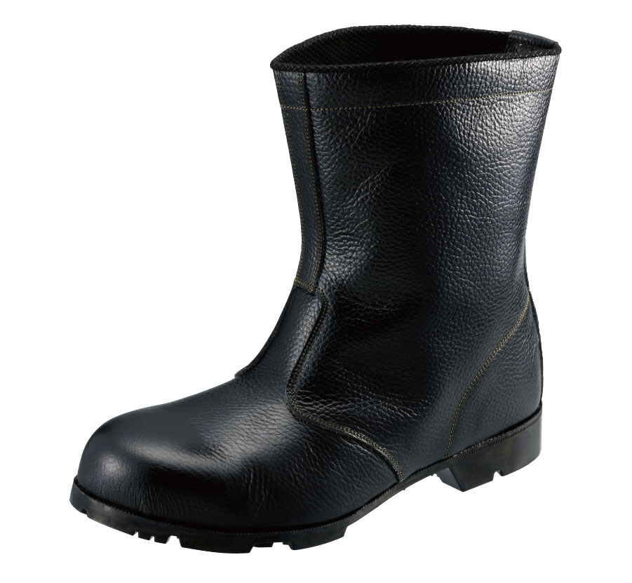 シモン 安全靴甲プロ付 長編上靴 WS38黒樹脂甲プロD－6 24