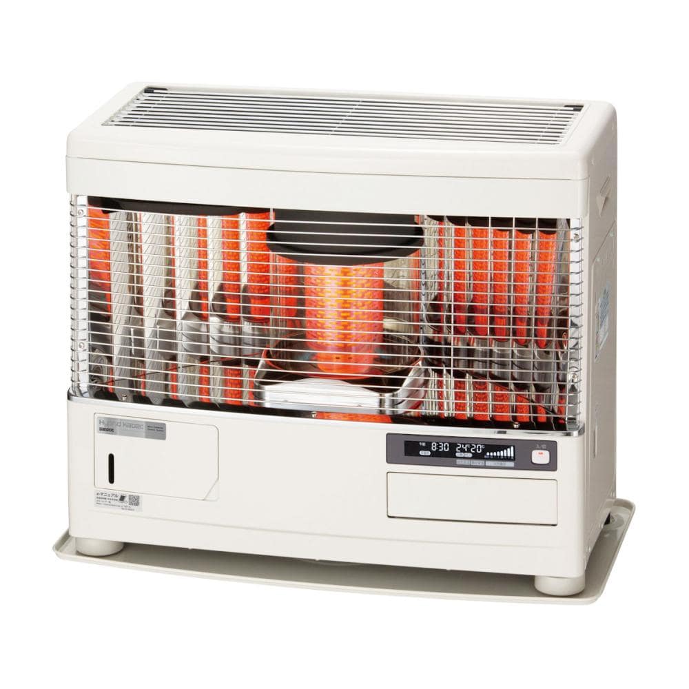 サンポット FF式床暖ストーブ カベック 木造17畳 ホワイト UFH