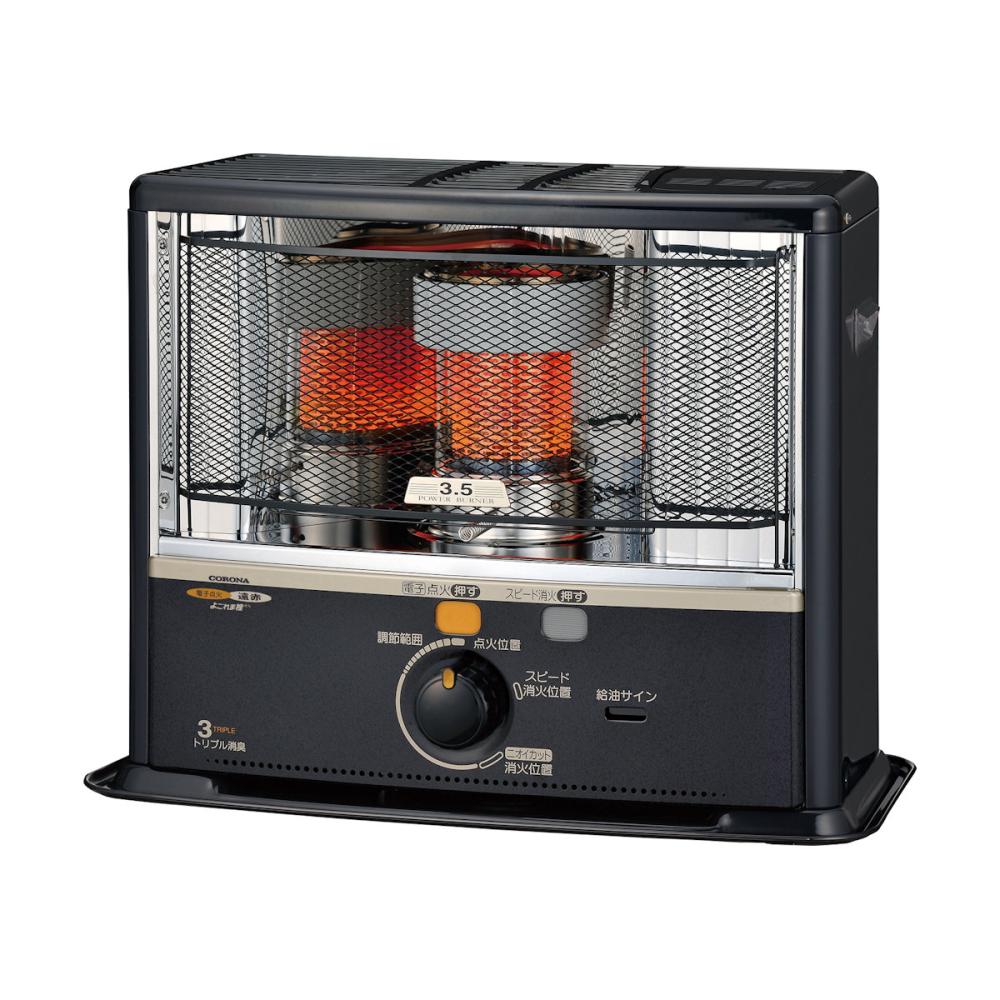 コロナ 反射型 石油ストーブ 木造10畳 ダークグレー SX