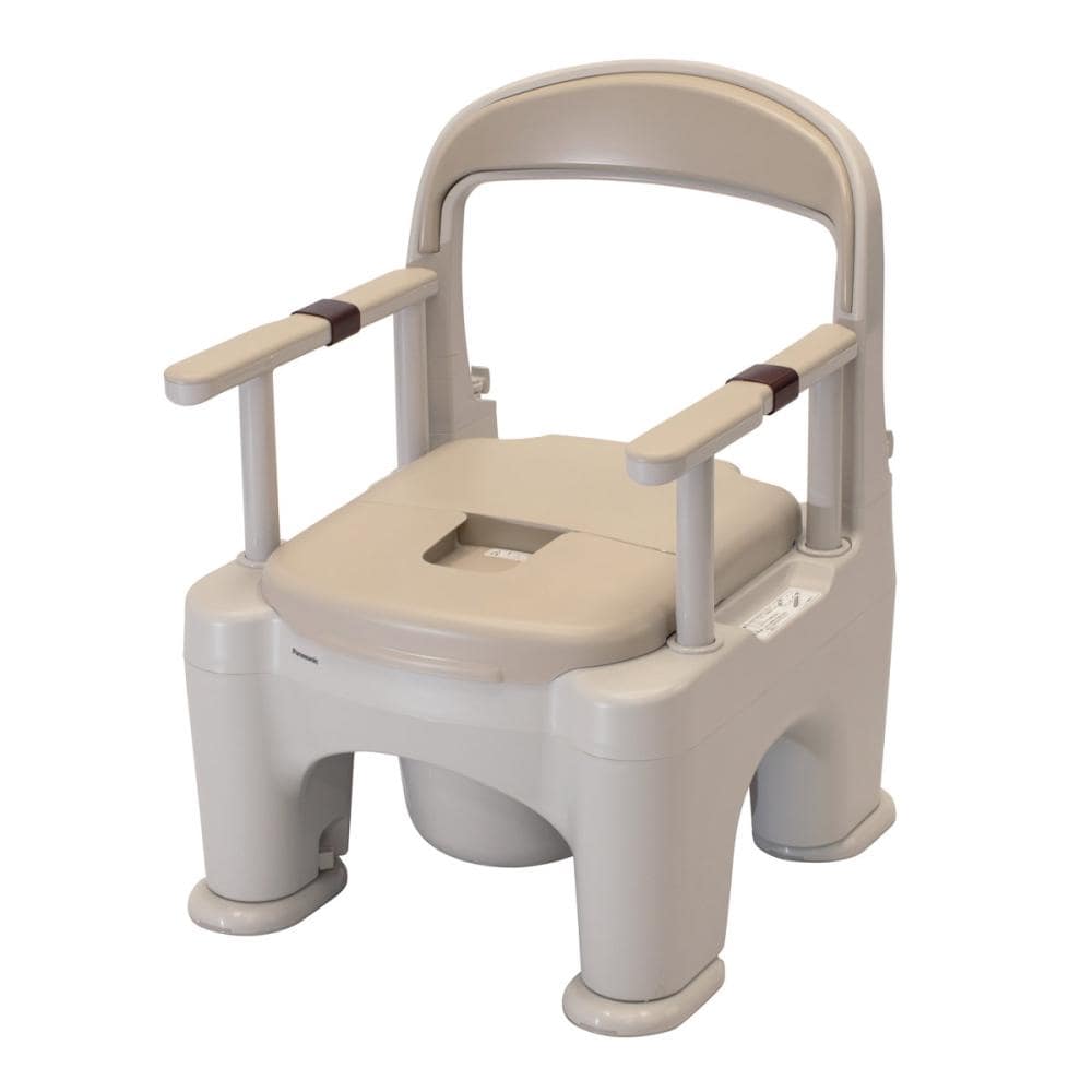 パナソニック ポータブルトイレ 座楽 ラフィネ ベージュ PN