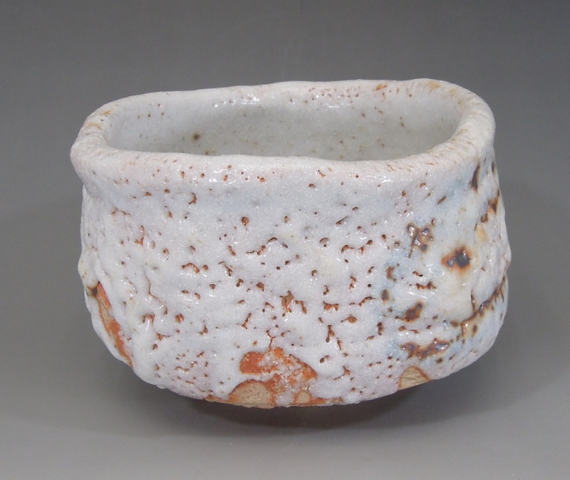 奥磯栄麓 『志野茶碗 1』 [古美術こもれび] 骨董,掛軸,絵画の買取と