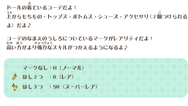 カードの見方 | オトカ♥ドール