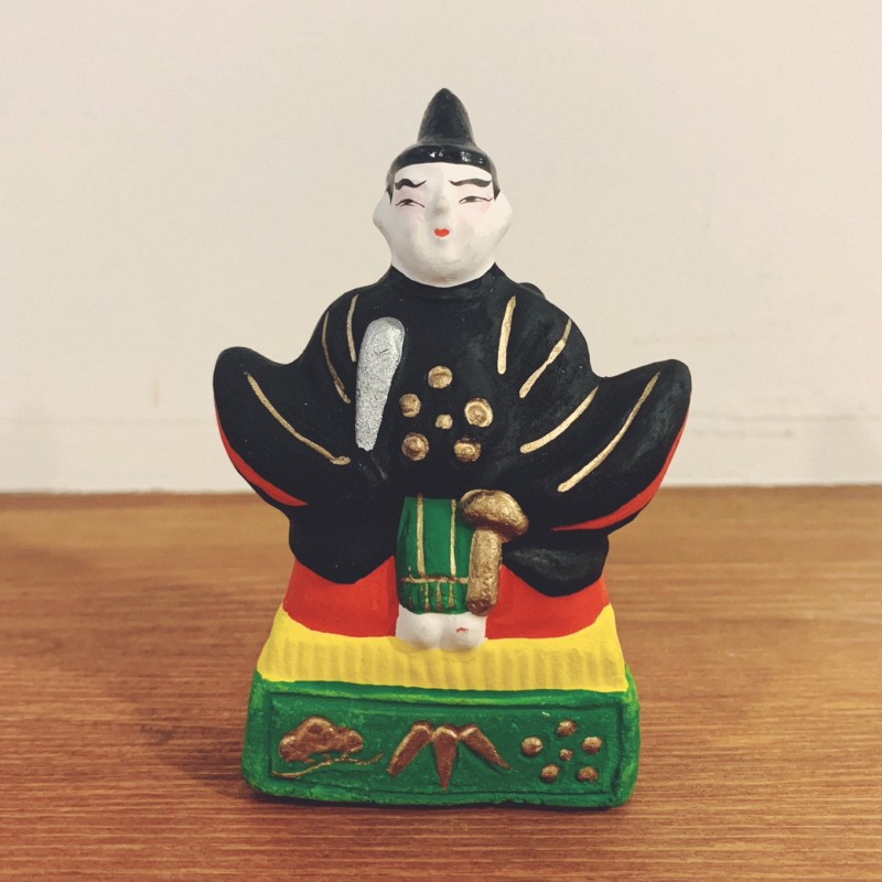 天神さまの土人形 ｜ 名古屋土人形・野田末吉『天神』 ｜ 郷土玩具・土