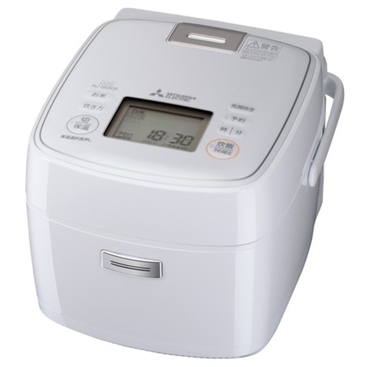 三菱電機】IHジャー炊飯器 3.5合炊き 炭炊釜（2層厚釜） 月白（げっ