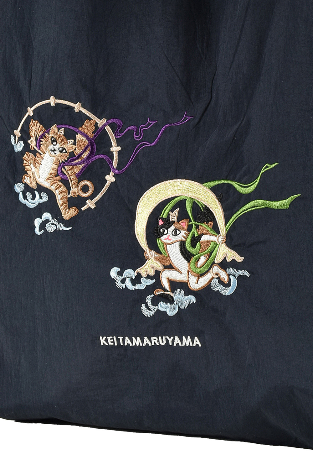 BALL & CHAIN エコバッグ（猫風神雷神）｜KEITAMARUYAMA OFFICIAL