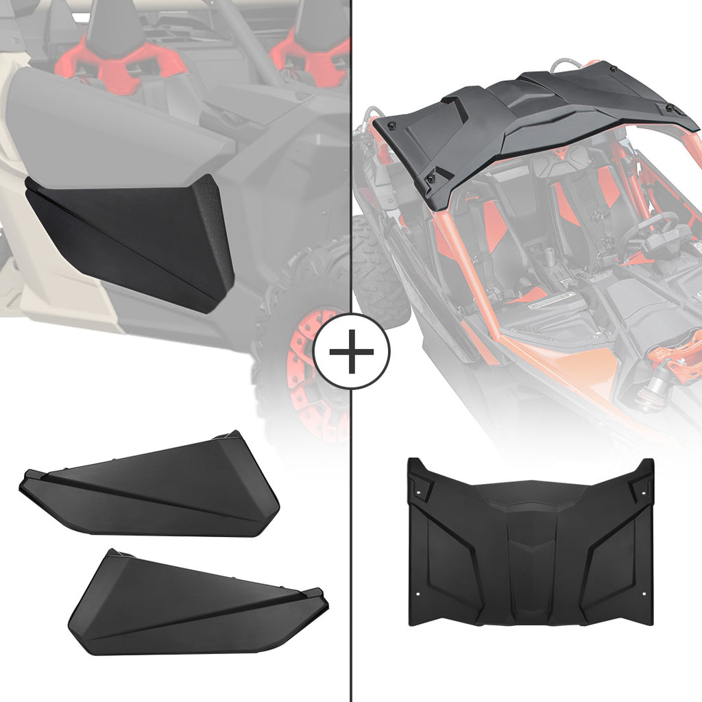 Front Lower Door Inserts & Roof For Can-Am Maverick X3 – Kemimoto