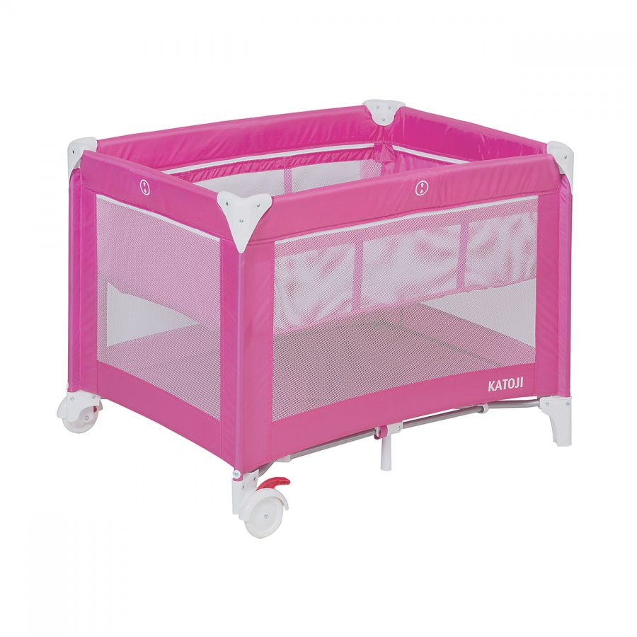 HZDMJ 折りたたみ ベビーベッド ピンク ベビーベッド折りたたみ可能