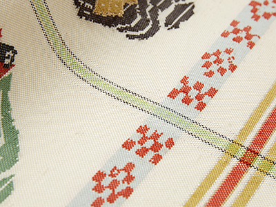甲比丹孔雀」本袋帯 龍村平蔵製(z71720ia) 特選きもの・帯紹介
