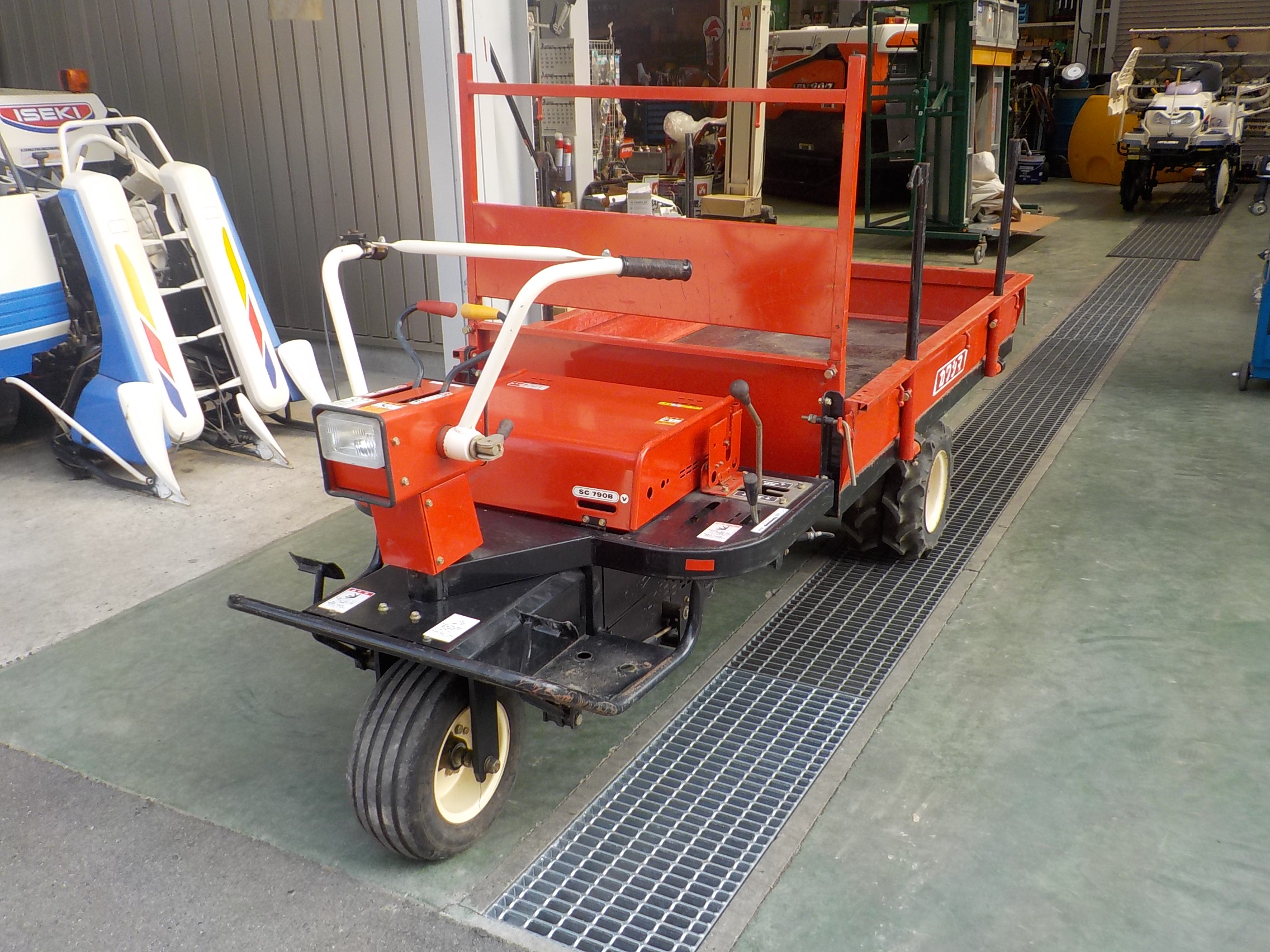 カワシマ 三輪運搬車 SC790BV 6.0PS 積載重量500㎏ 3輪 ホイール