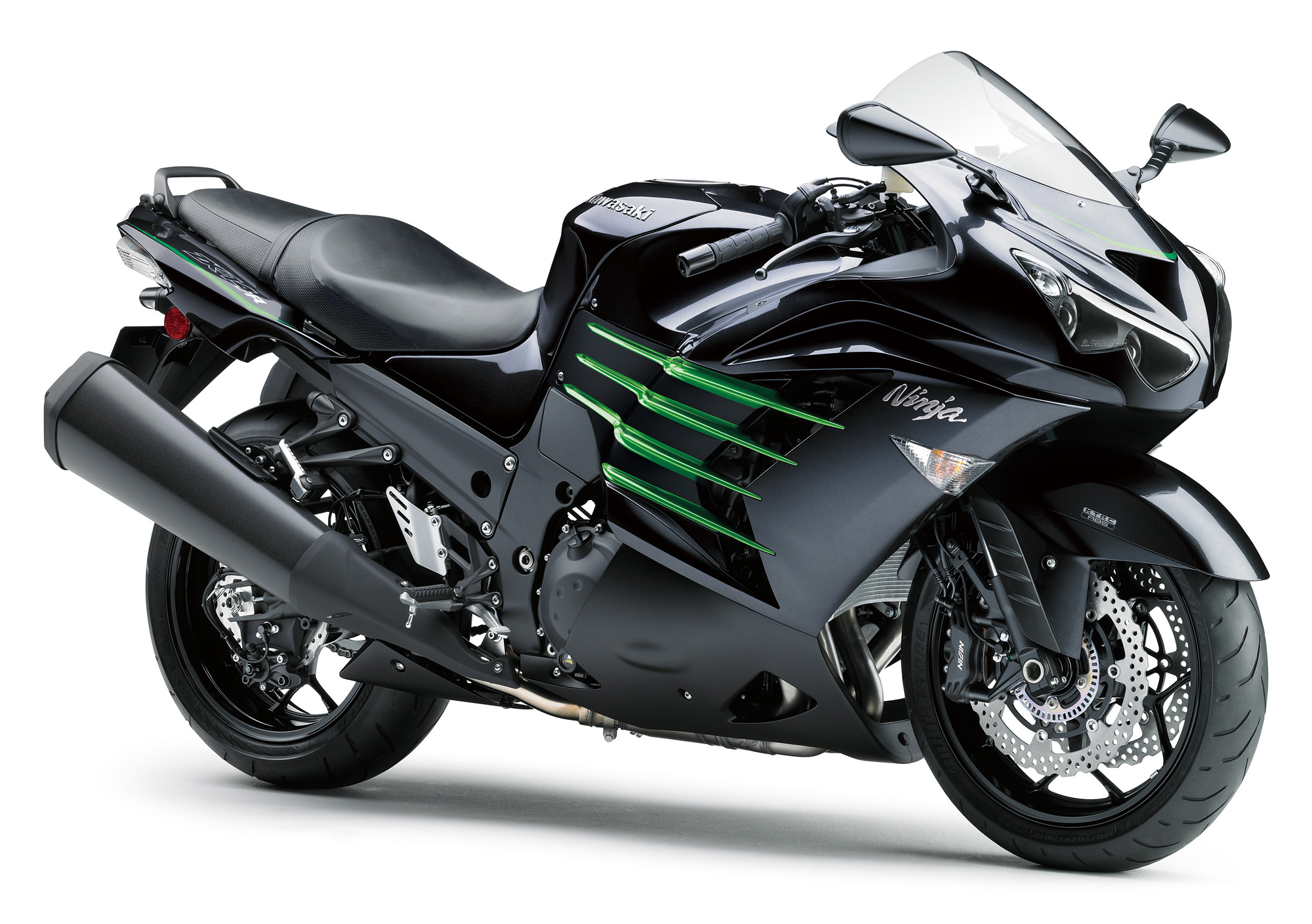 Ninja ZX-14R ABS/ZZR1400 ABS］2017年モデルではハイグレードとの