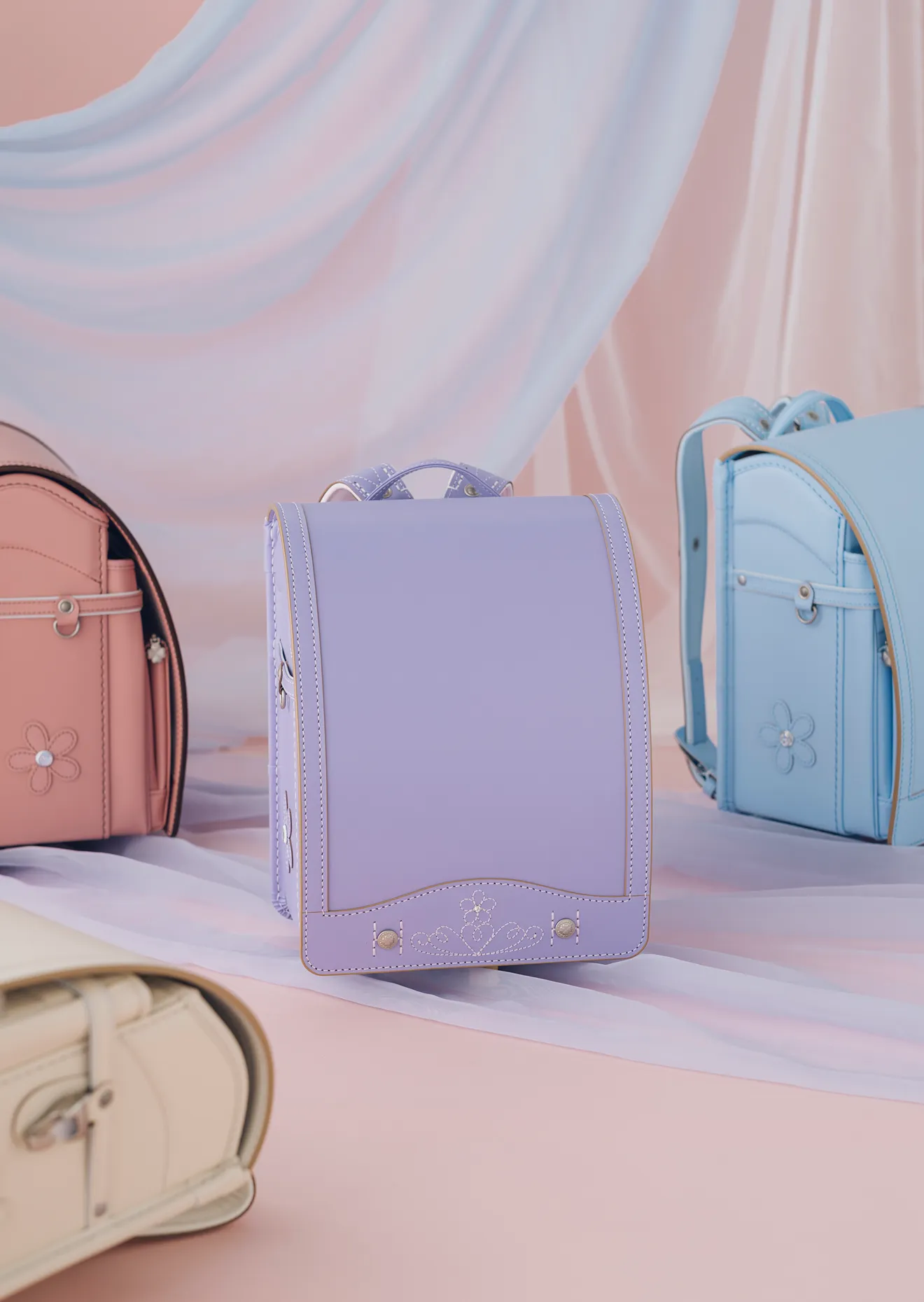 2027年ご入学向け】ラフィーネ（牛革）ローズピンク | 鞄工房山本の