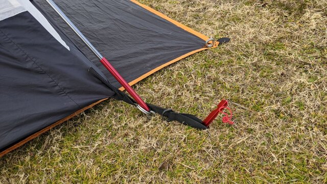 ツーリングドームST メインポール アルミ製に交換して軽量化 | kabada blog