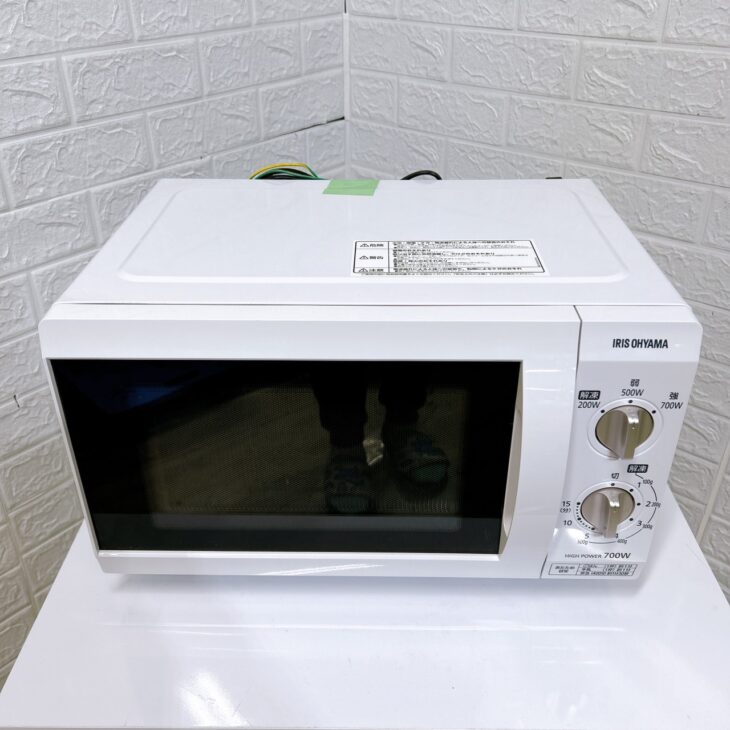 2018年製の電子レンジ（アイリスオーヤマ IMB-F184-5-WPG）を草加市