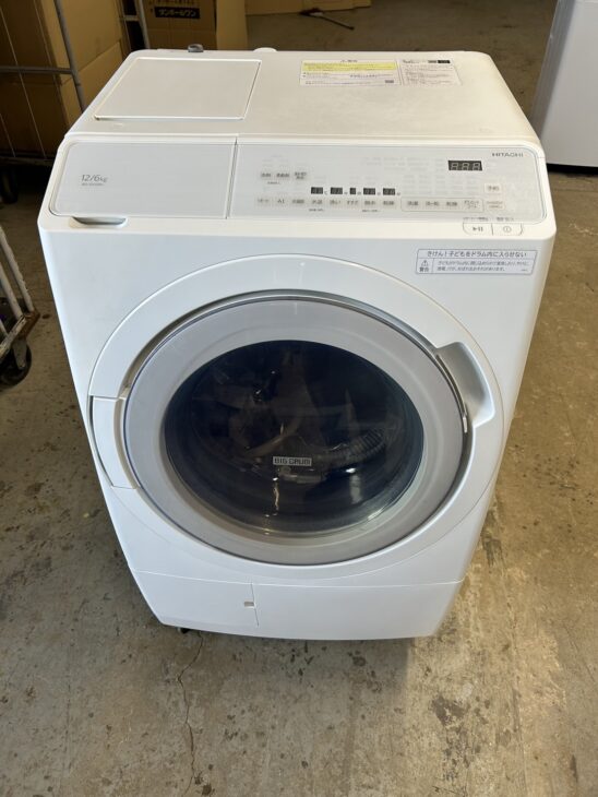 引っ越しで売却（日立 ドラム式洗濯乾燥機 BD-SX120HL 2023年製）出張