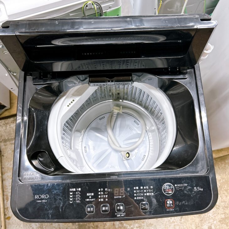 足立区でRORO洗濯機YWM-T55LKを出張買取｜2023年製・使用感ありを適正