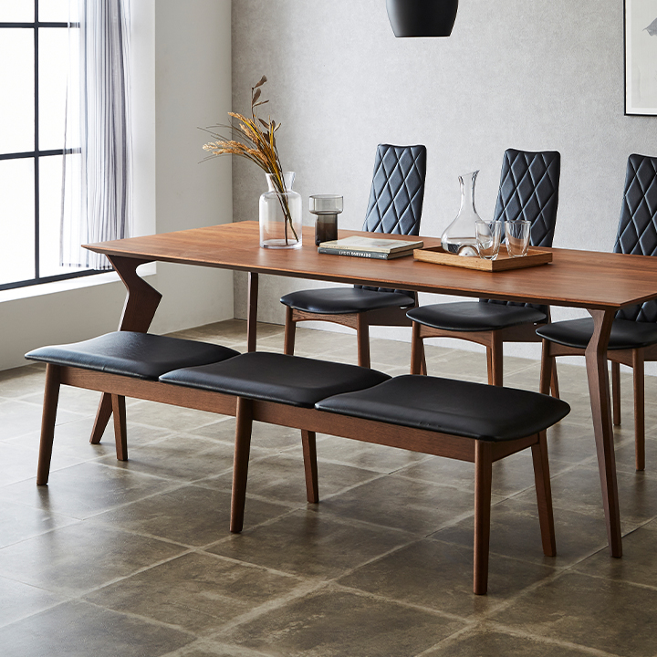 国産 ダイニングベンチ 幅177cm CF-540 搬入・組立設置付きの通販情報