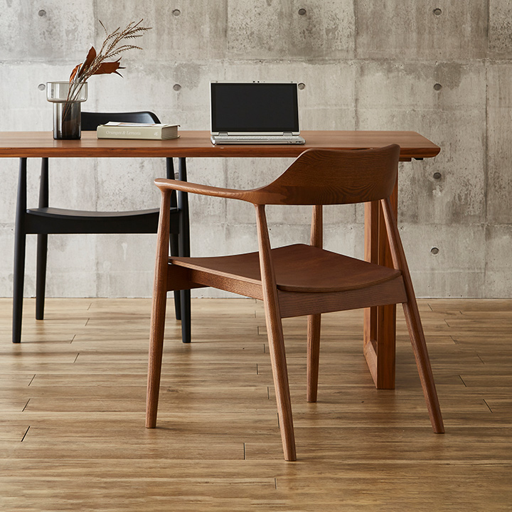 完成品 ダイニングチェア Shaun(ショーン) 板座 1脚 4色対応の通販情報