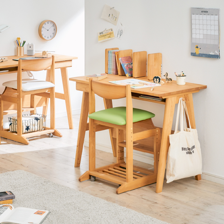 堀田木工所 国産 学習机 Skip(スキップ) デスク100 幅100cm 完成品の