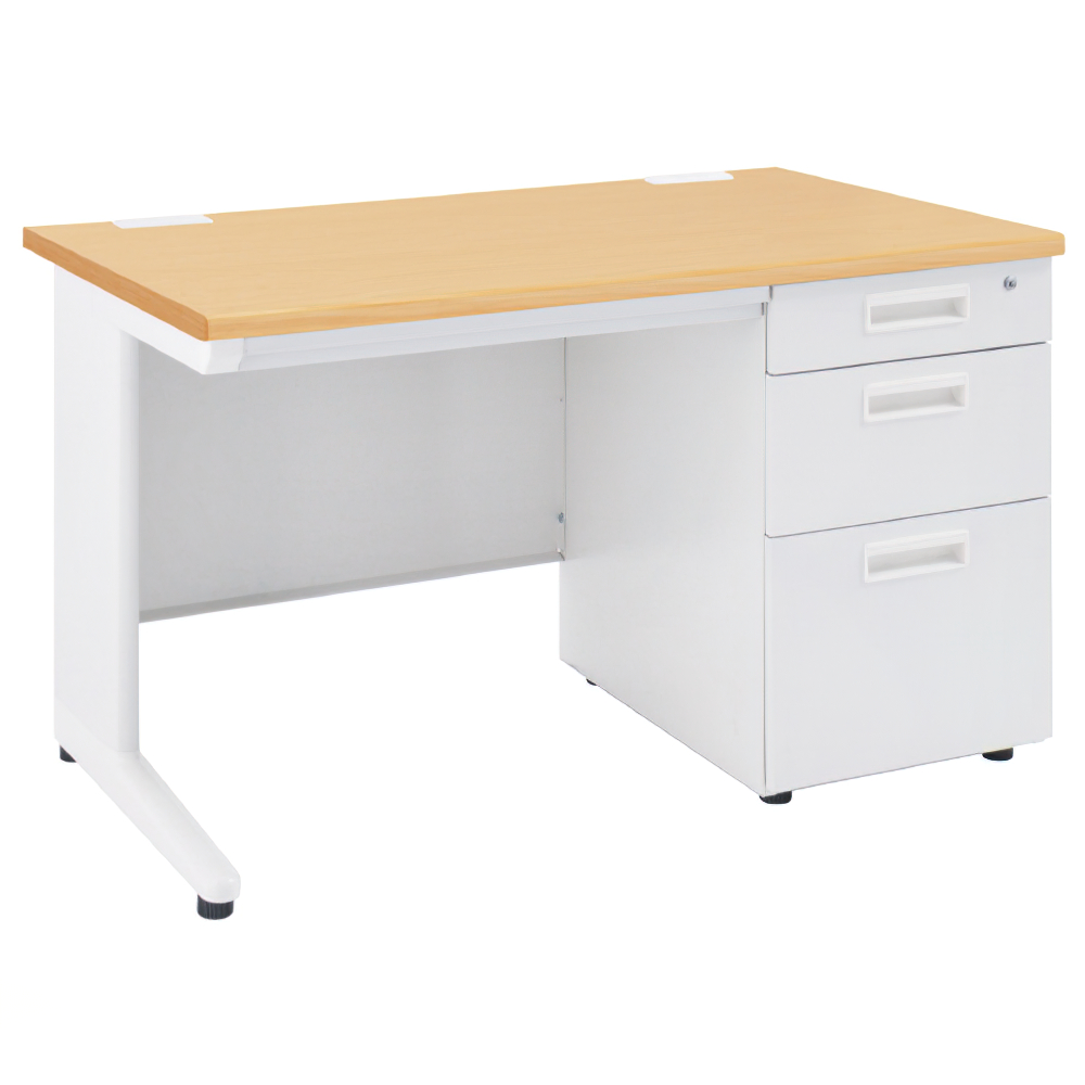 事務用ナチュラル片袖机 幅1100 奥行700 高さ700 KDN-117S 通販