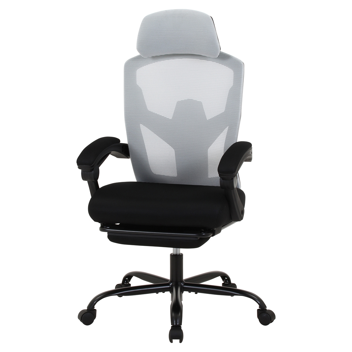 スリープII 幅670 奥行670-1245 高さ1080-1215 メッシュリクライニング