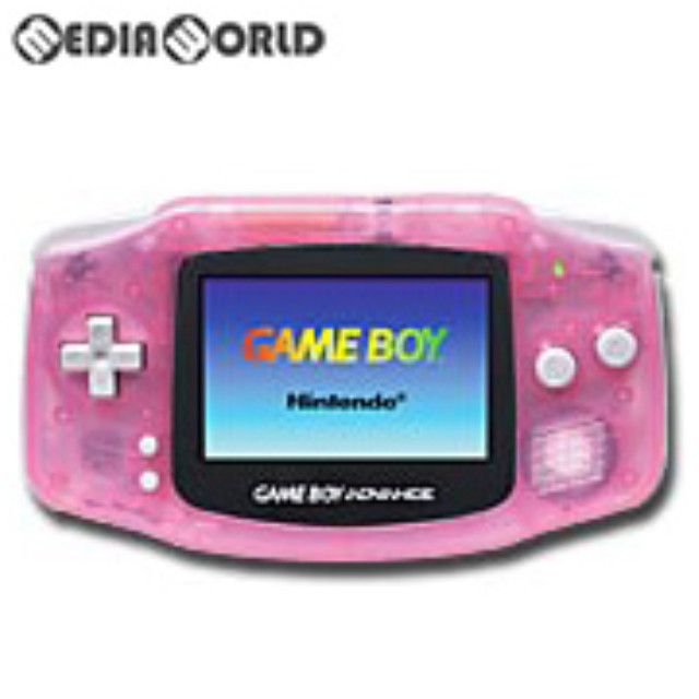 GBA](本体)ゲームボーイアドバンス GAMEBOY ADVANCE ミルキーピンク