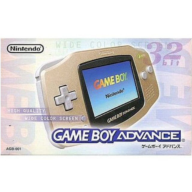 GBA](本体)ゲームボーイアドバンス GAMEBOY ADVANCE ゴールド(AGB-S-DA