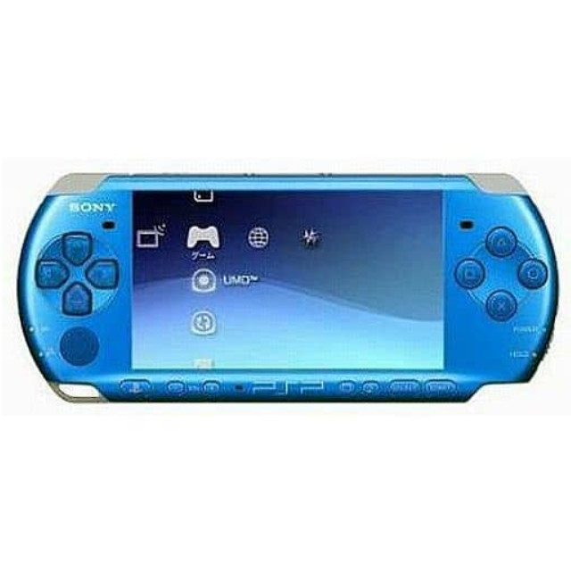 PSP](本体)プレイステーション・ポータブル バイブラント・ブルー(PSP