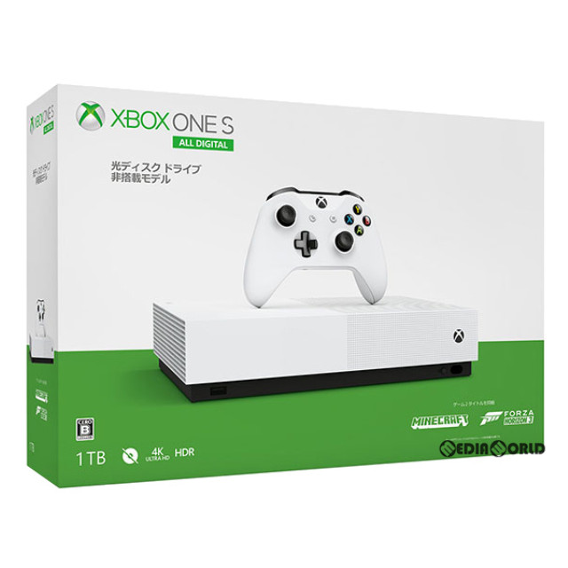 XboxOne](本体)Xbox One S 1TB All Digital Edition(オールデジタル