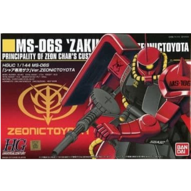 PTM]1/144 HGUC MS-06S シャア専用ザク Ver.ZEONICTOYOTA 「機動戦士