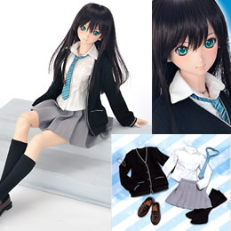 FIG]限定 ドルフィードリーム渋谷凛用 渋谷凛の制服セット ドール用