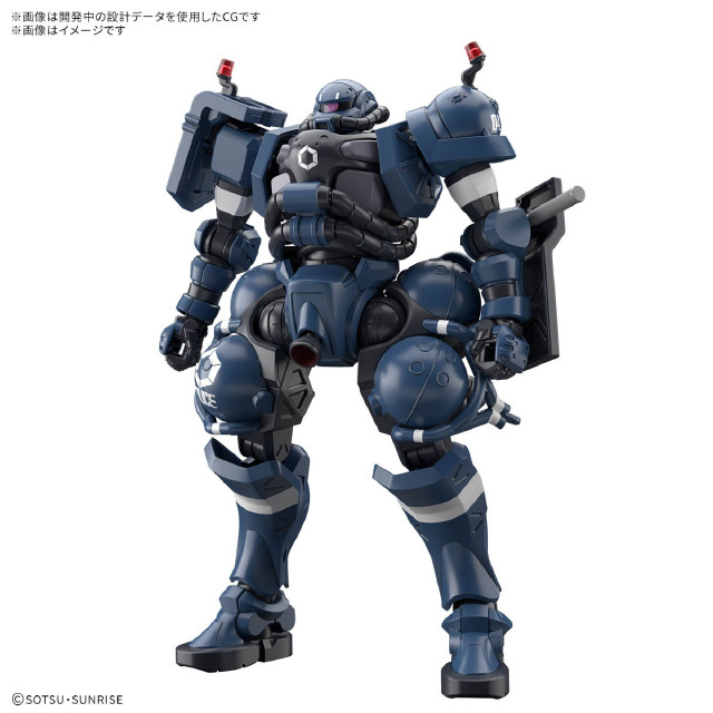 PTM] HG 1/144 軍警ザク 機動戦士Gundam GQuuuuuuX(ガンダム