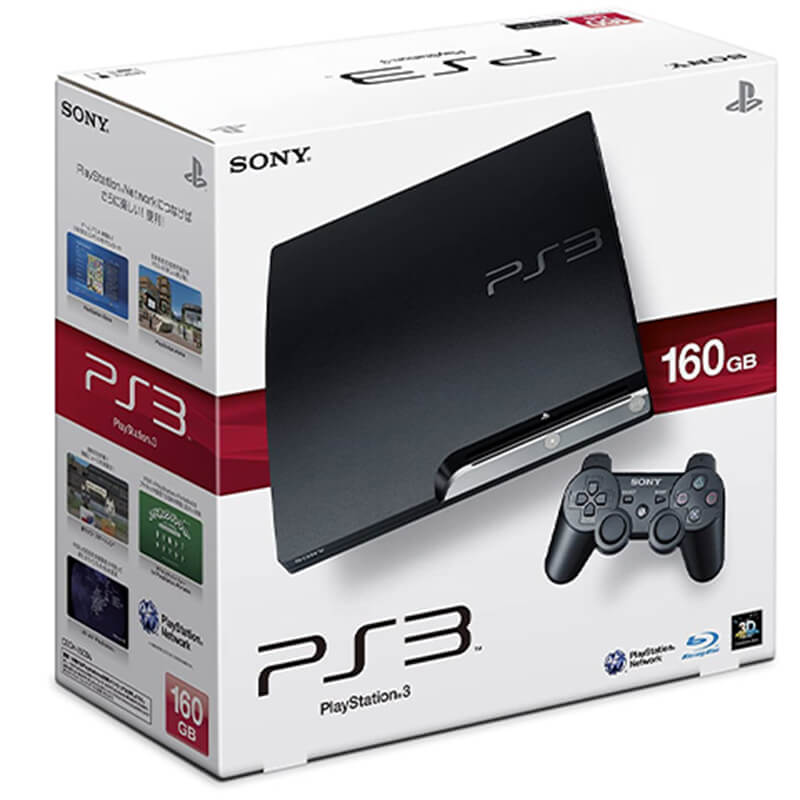 PS3 / 160GB / チャコールブラック CECH2500A / PS3本体買取｜PS3を