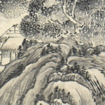 池大雅の掛軸 山水図 - 掛軸買取 古美術永澤