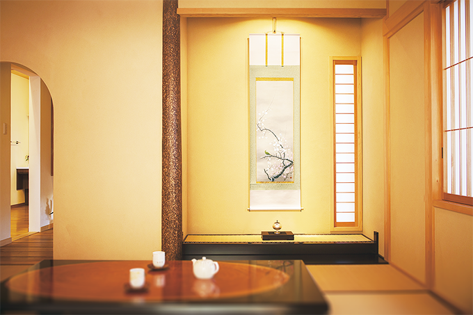 四神相応山水図棚橋玄道 （尺五）肉筆！ 大特価商品 - 掛け軸（掛軸