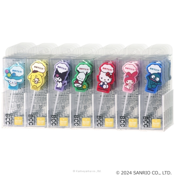 サンリオキャラクターズ キャンドルディスプレイセット｜カメヤマ