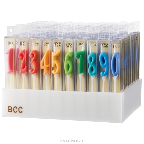 ナンバーキャンドルミニライト ディスプレイセット｜カメヤマローソク