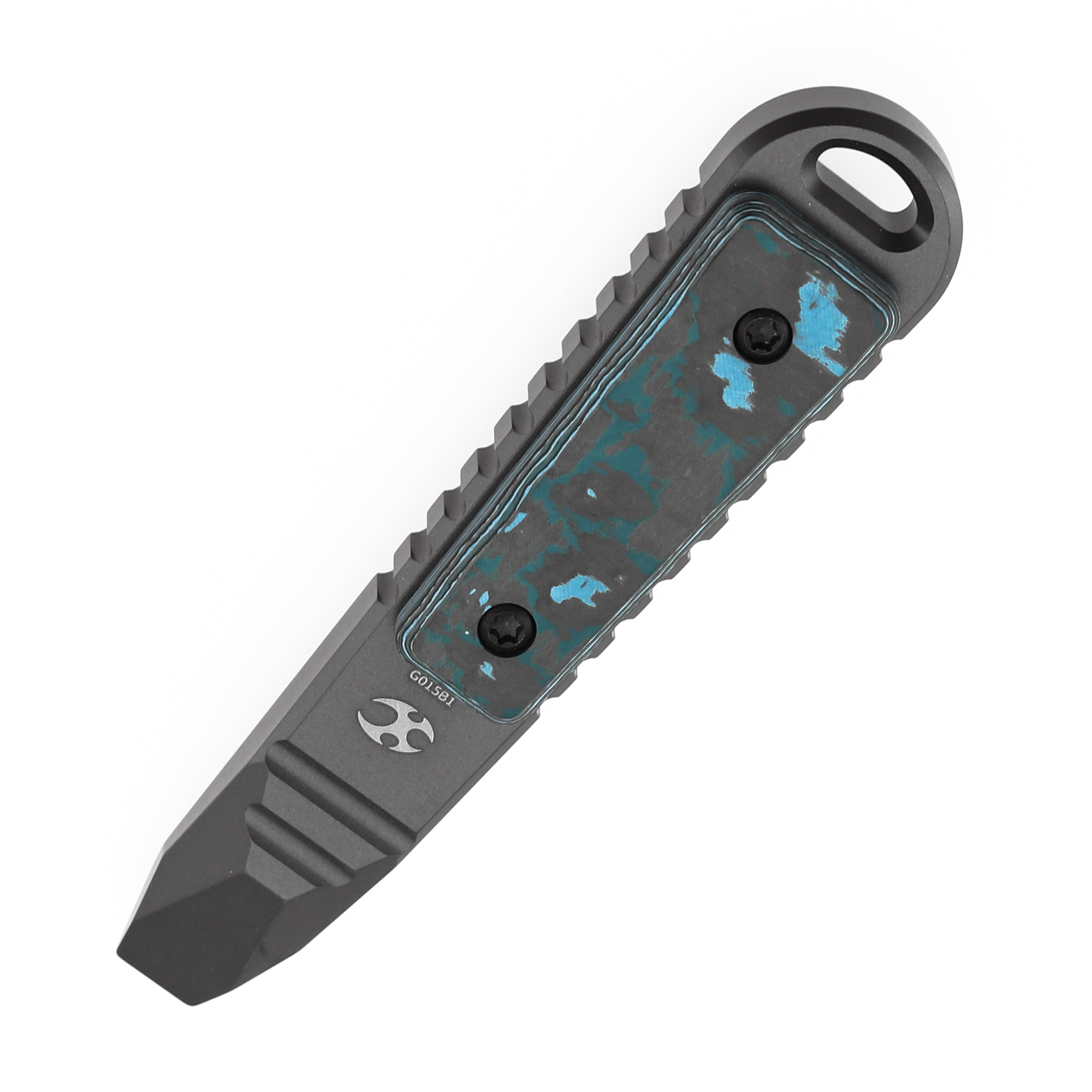 Kansept EDC Kursor Gray Anodized Titanium; Arctic Storm Fatcarbon