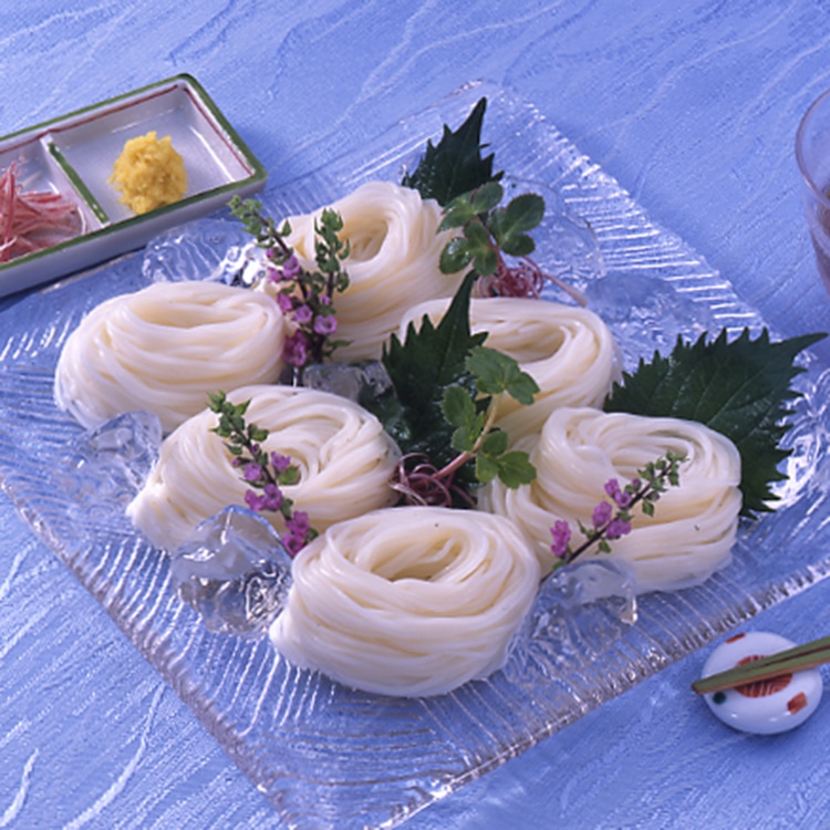 真打 そうめん(ミニダブル) 230G 5食入: 冷凍調理品 KANTO EXPRESS