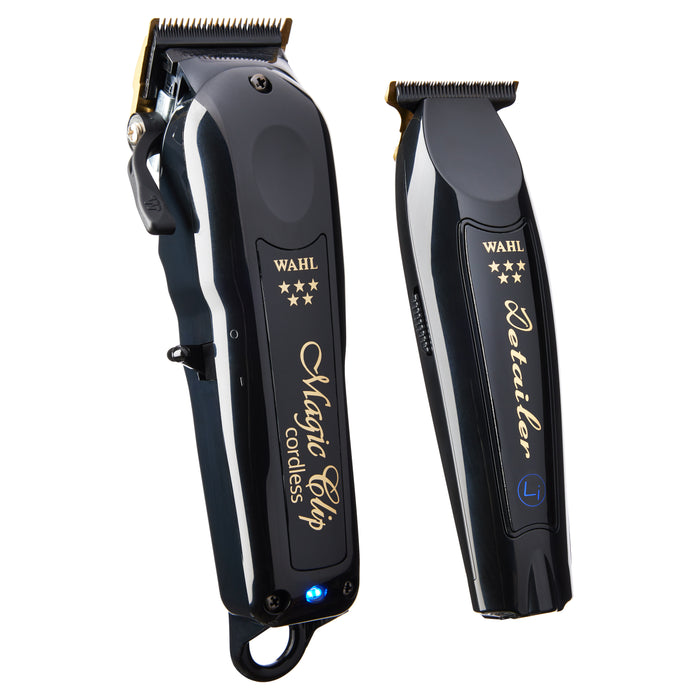 Wahl Barber Combo Cordless Black Magic Clip + Detailer