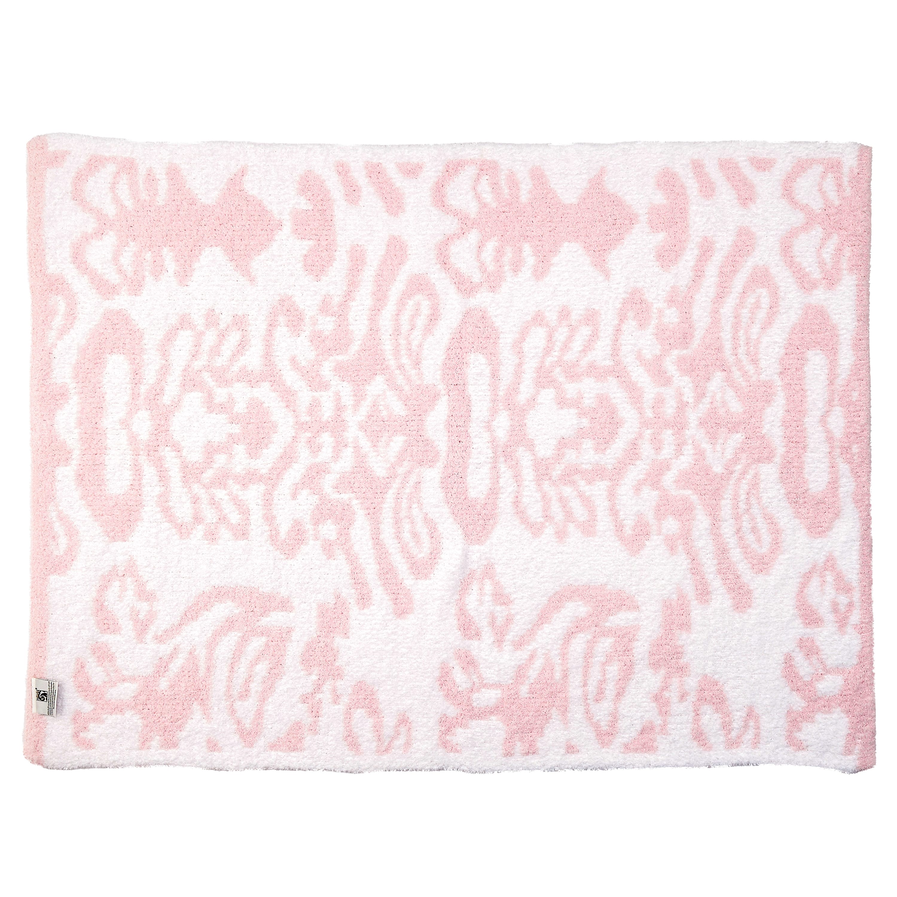 HALF BLANKET / DAMASK(85×110cm pink/white): BLANKET | kashwere