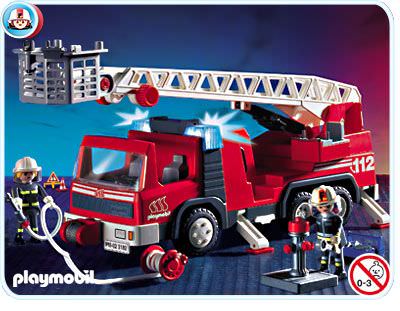 Playmobil Set: 3182s2 - Firemen / Ladder Truck - Klickypedia