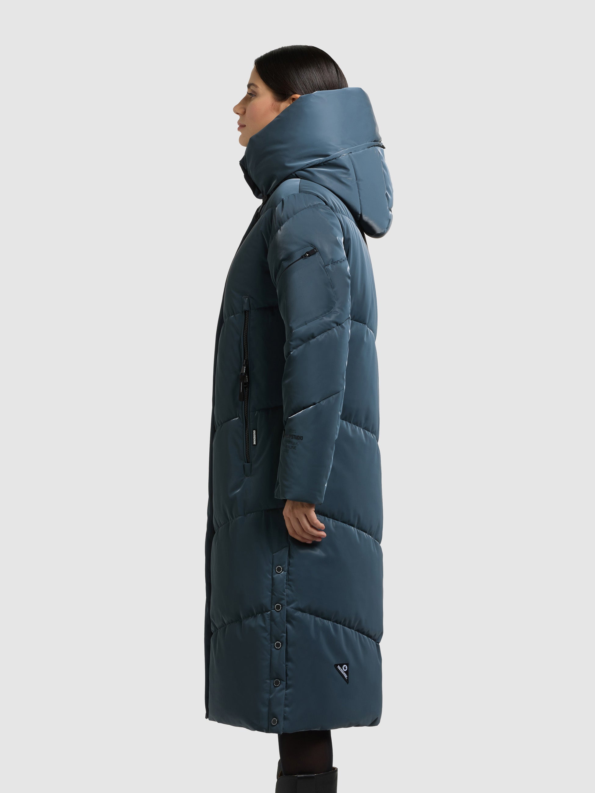 Coat MORSE3 PORT BLUE – KHUJO