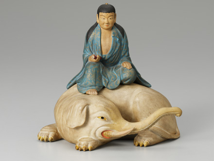 彩色備前普賢菩薩香炉｜吉兆庵美術館