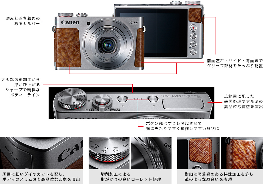 Canon[キヤノン] PowerShot G9X｜イチオシ!デジタルカメラ｜カメラの