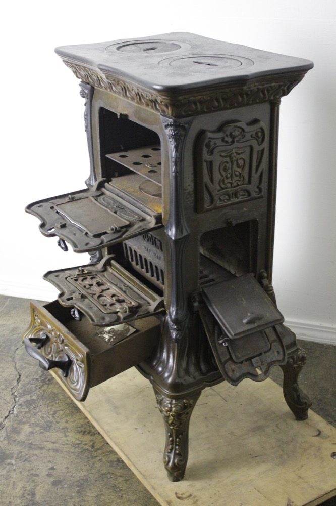 フランス アンティーク GODIN STOVE 鋳鉄 エナメル ストーブ | キヤ