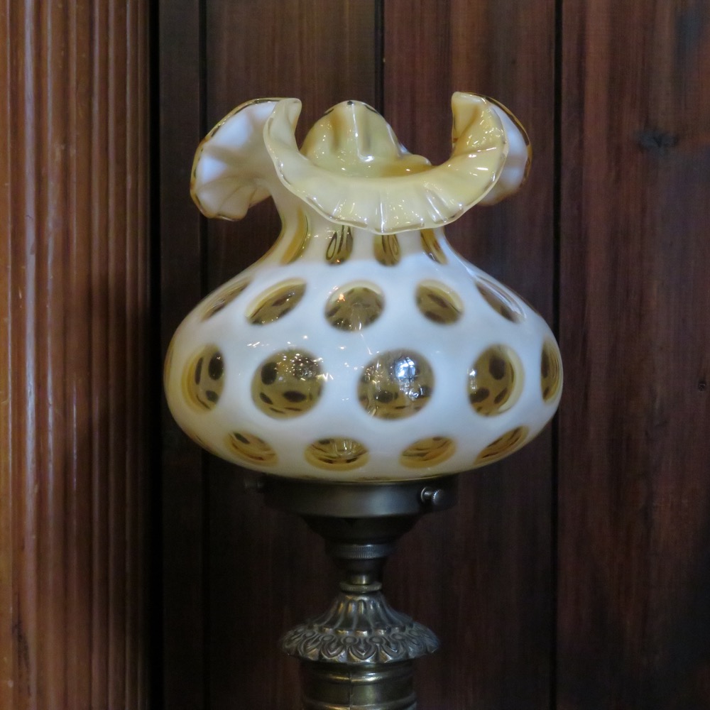 アメリカ ヴィンテージ フェントン コインドット トパーズ オイル