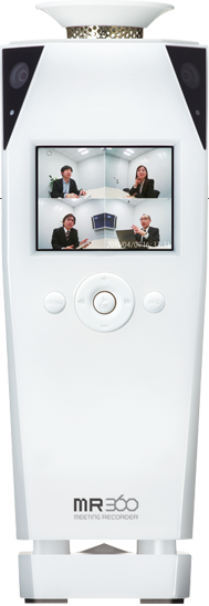 4つのカメラで360度録画「ミーティングレコーダー」MR360｜KING JIM